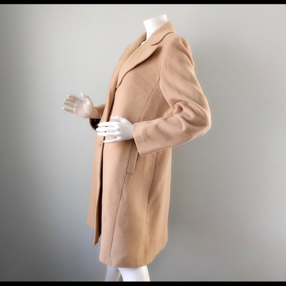 Vintage Larry Levine Italian 100% Camel Hair Coat - Picture 4 of 9